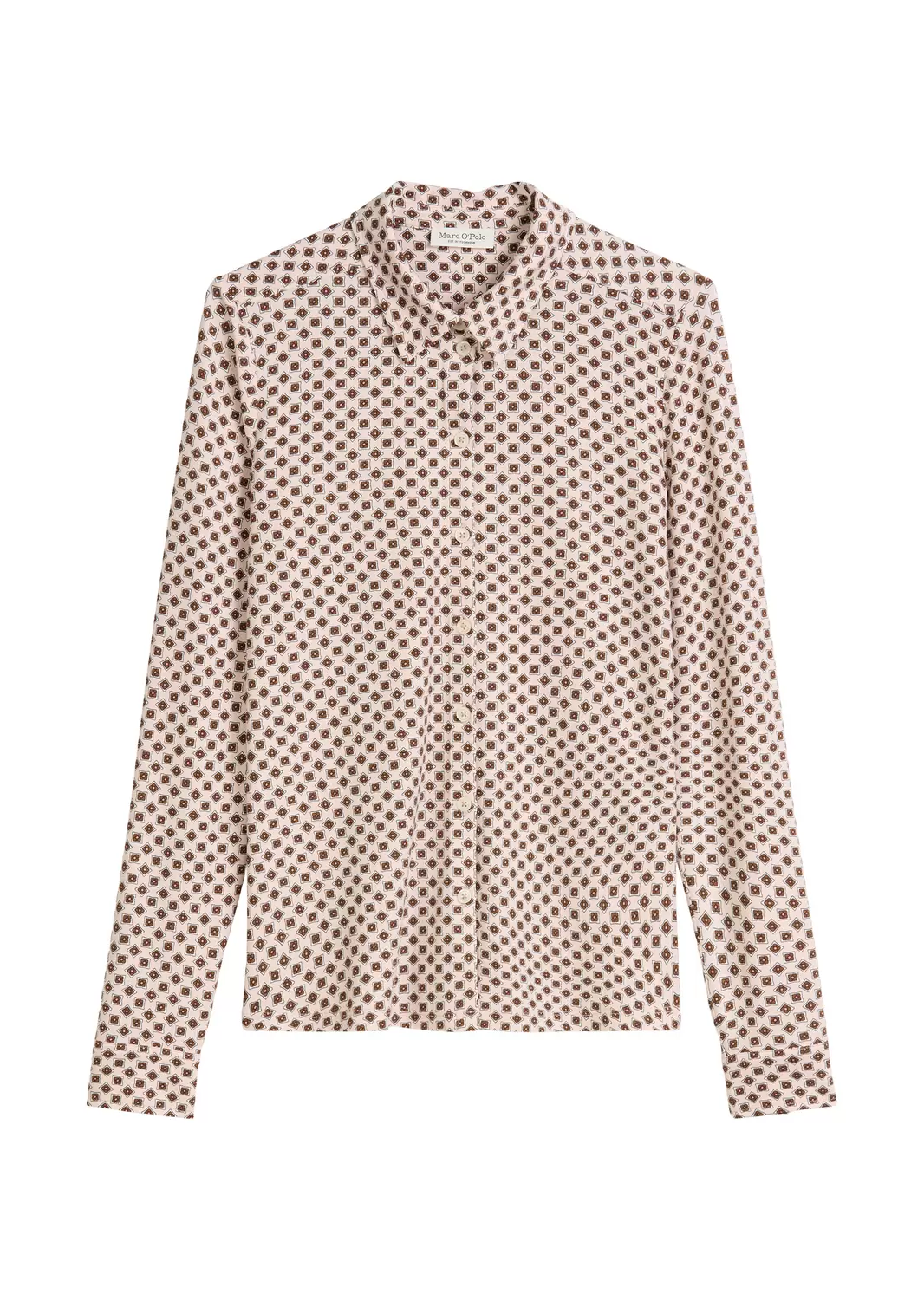 Jersey-Print-Bluse regular