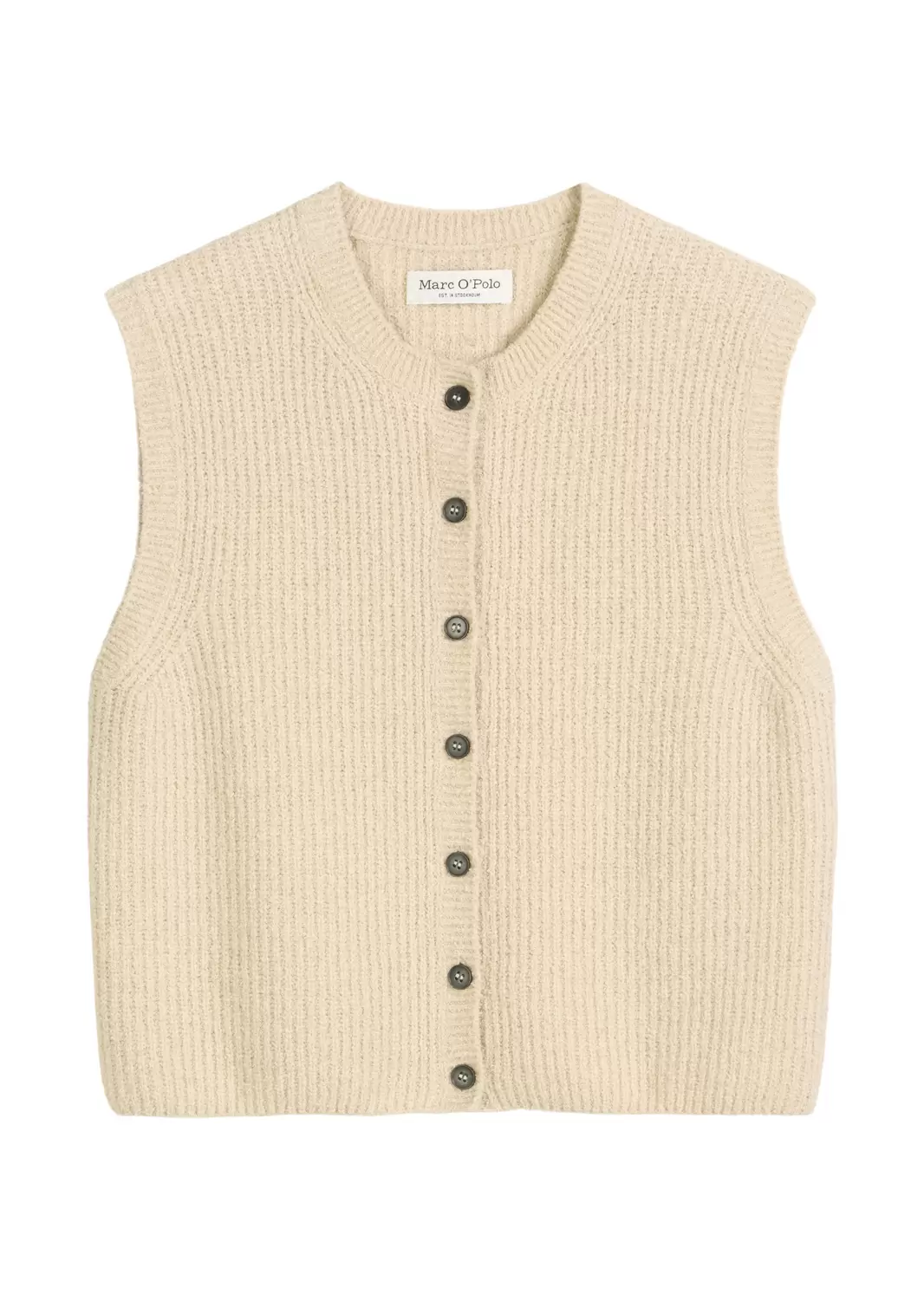 Ärmellose Strickweste regular
