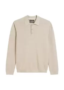 Langarm-Poloshirt Piqué regular