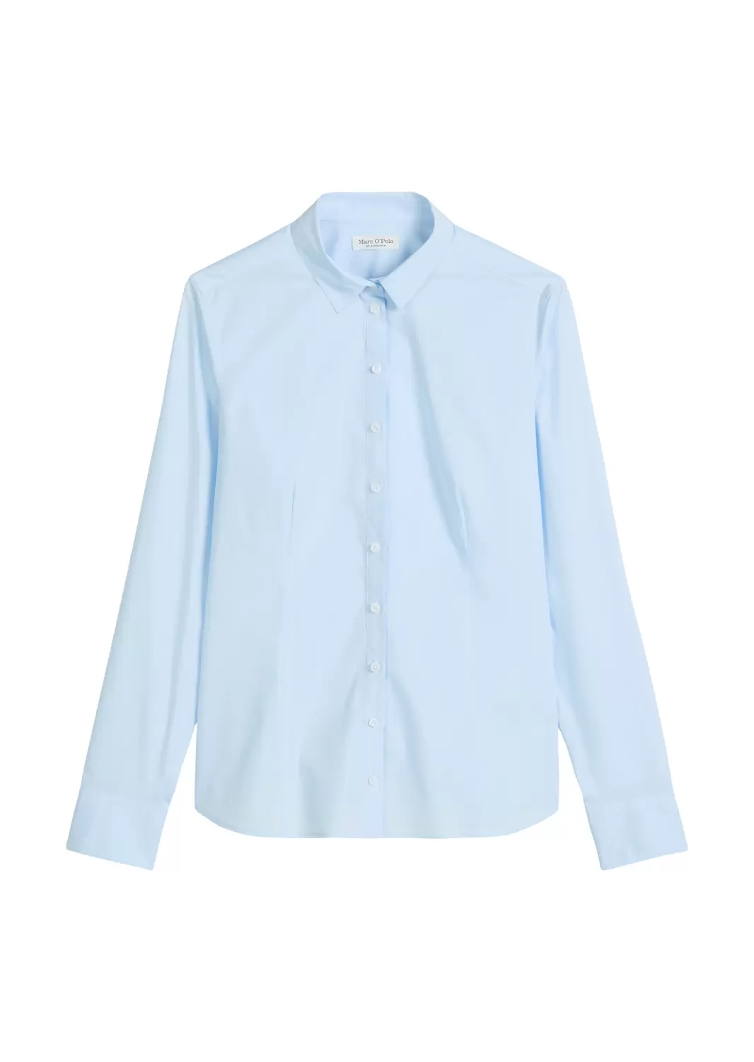 Blouse, kent collar, long sleeved, slim fit, classic style, MoP stitch