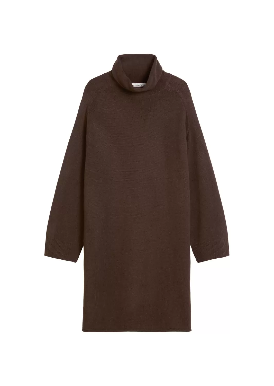 DRESS, MIDI, STAND-UP COLLAR female