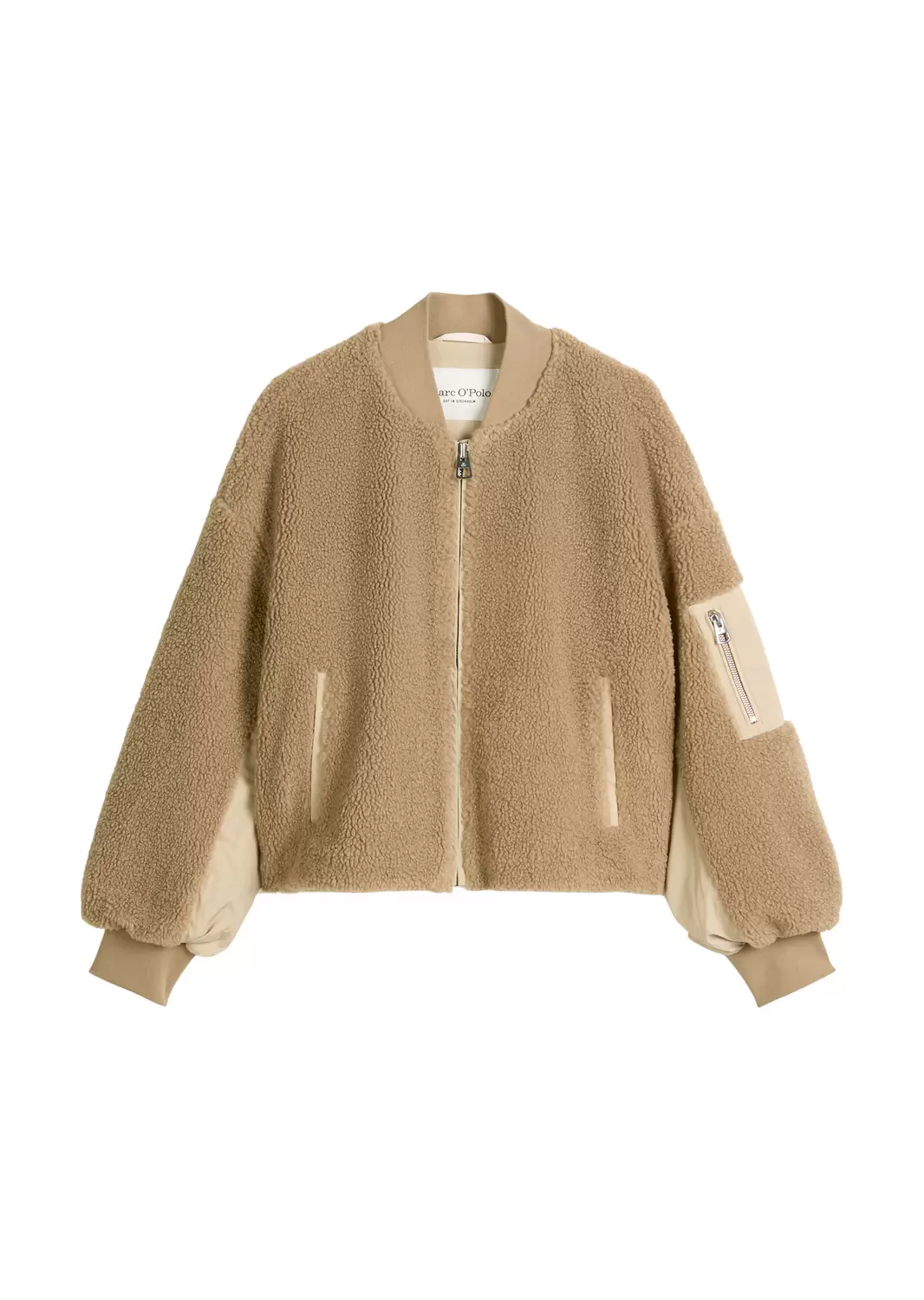 Teddy-Blouson relaxed