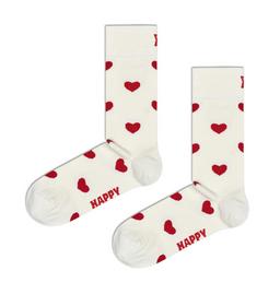Heart Sock - 1000/White