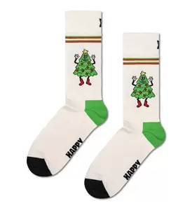 Happy Tree Sock - 1000/White