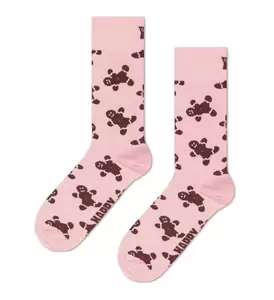 Gingerbread Man Sock - 3300/Pink