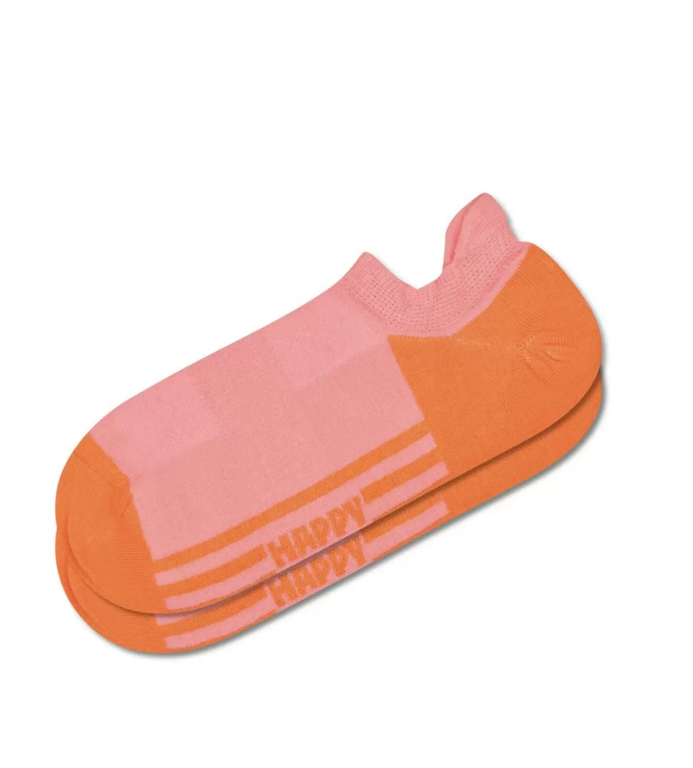 Orange Extra Cool No Show Sock