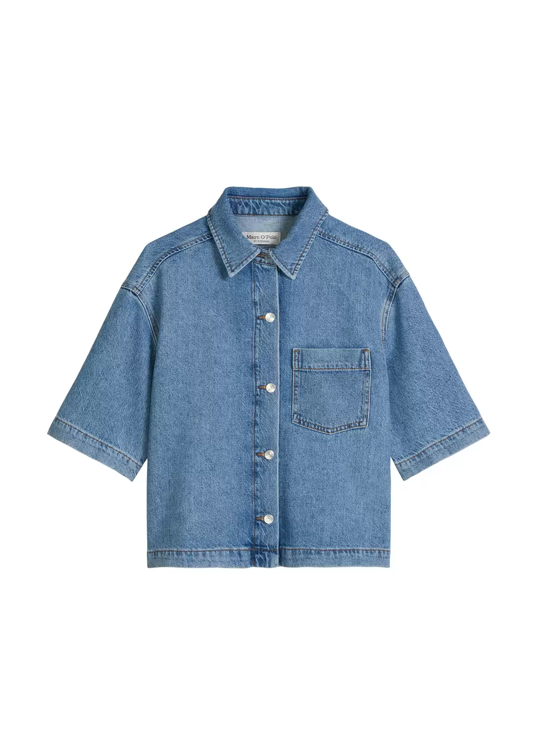 Jeansbluse relaxed