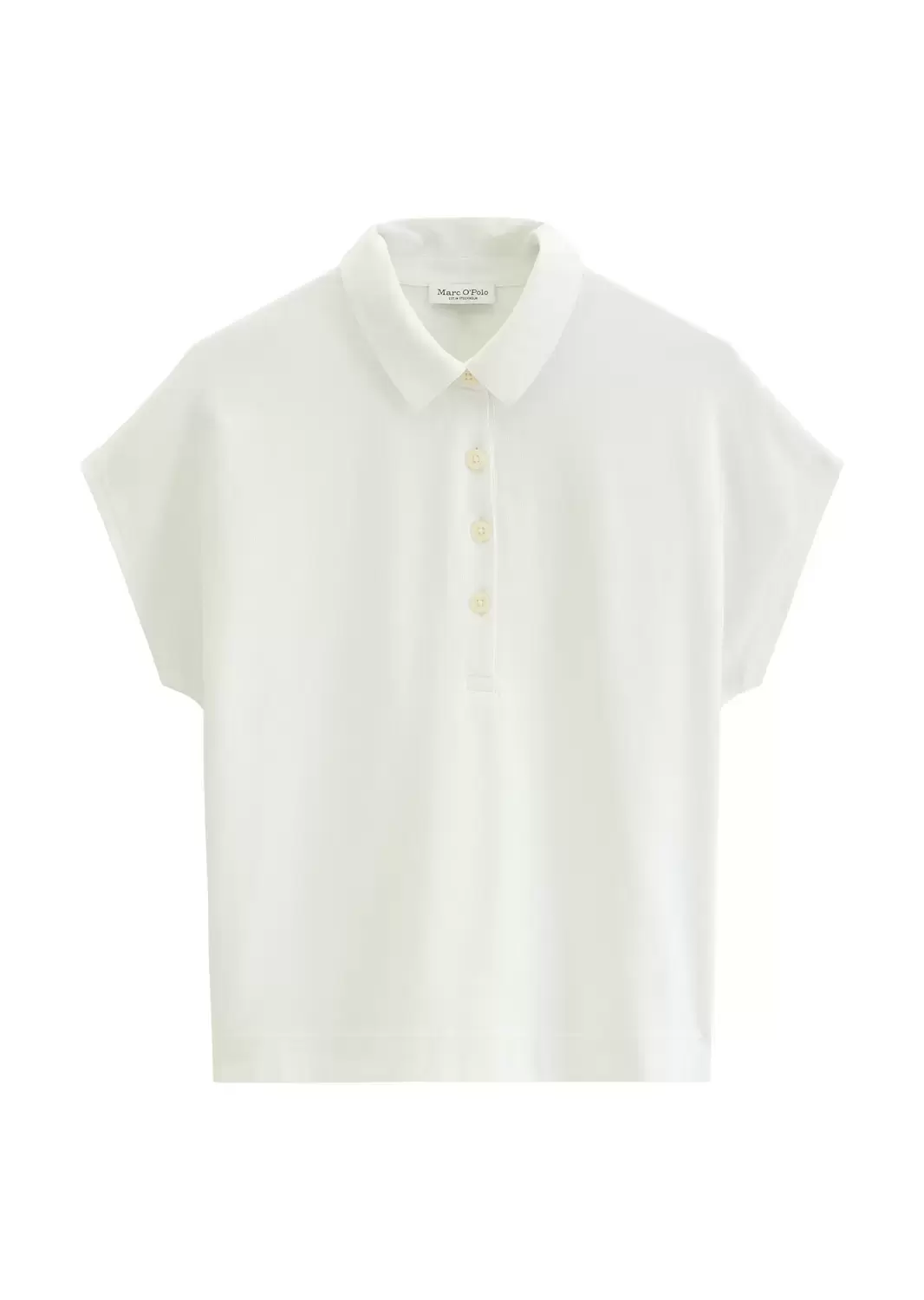 Ärmelloses Poloshirt loose