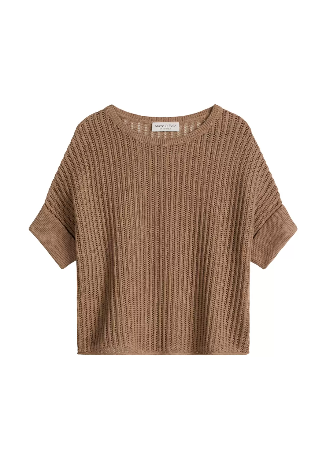 Kurzarm-Strickpullover boxy