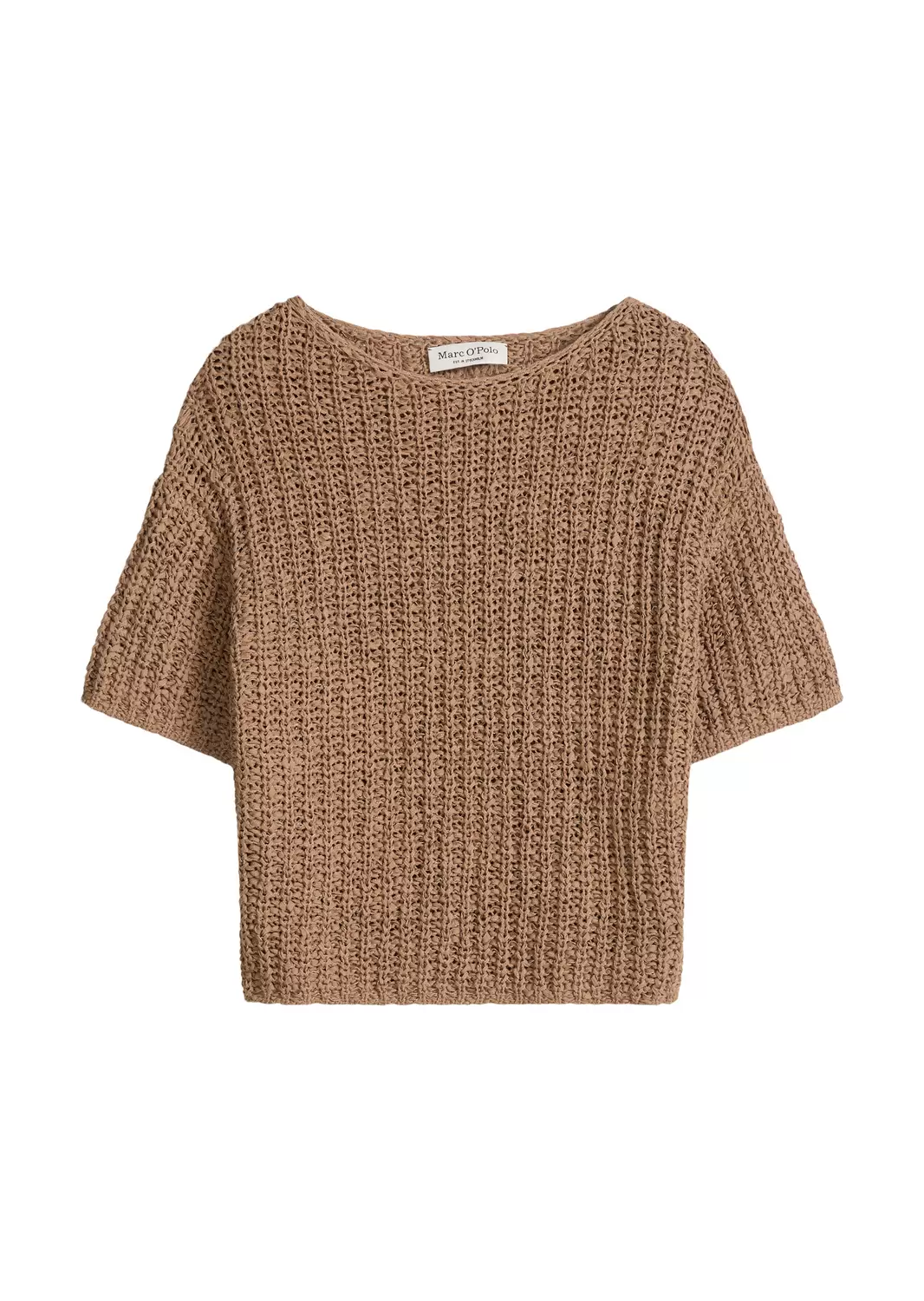 Kurzarm-Strickpullover boxy