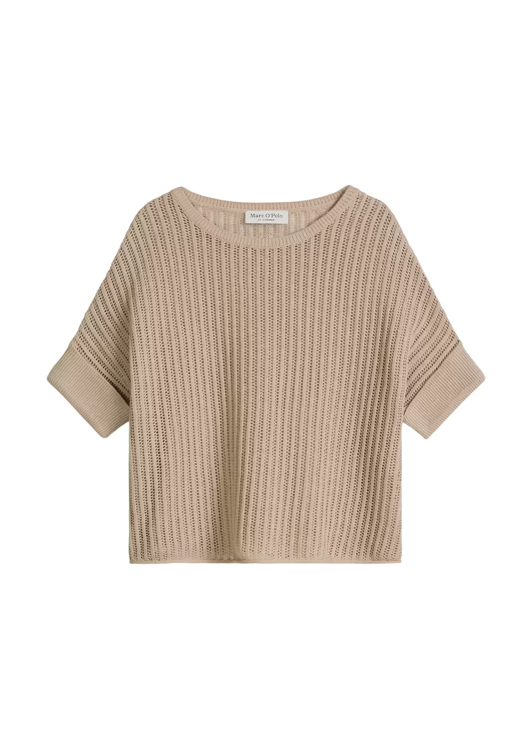 Kurzarm-Strickpullover boxy
