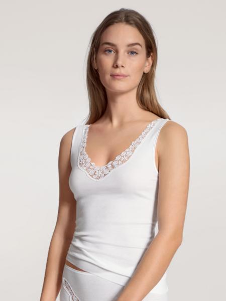 DAMEN Top ohne Arm - 001/weiss