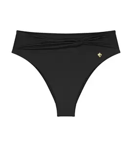 Summer Twist Highwaist brief - 0004/BLACK