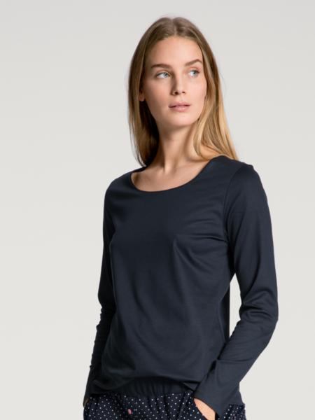 DAMEN Top langarm - 339/dark lapis blue