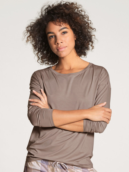 DAMEN Top langarm - 946/etherea