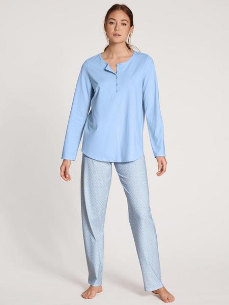 DAMEN Pyjama - 383/cerulean blue