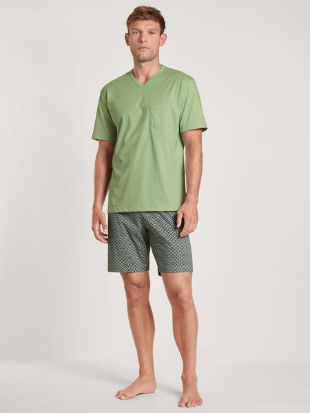 HERREN Pyjama kurz - 613/iris green
