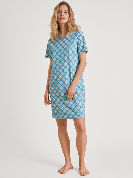 DAMEN Sleepshirt - 375/niagara blue