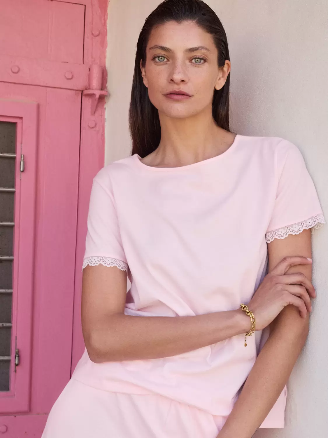 DAMEN Shirt kurzarm - 240/frappe rose-pink