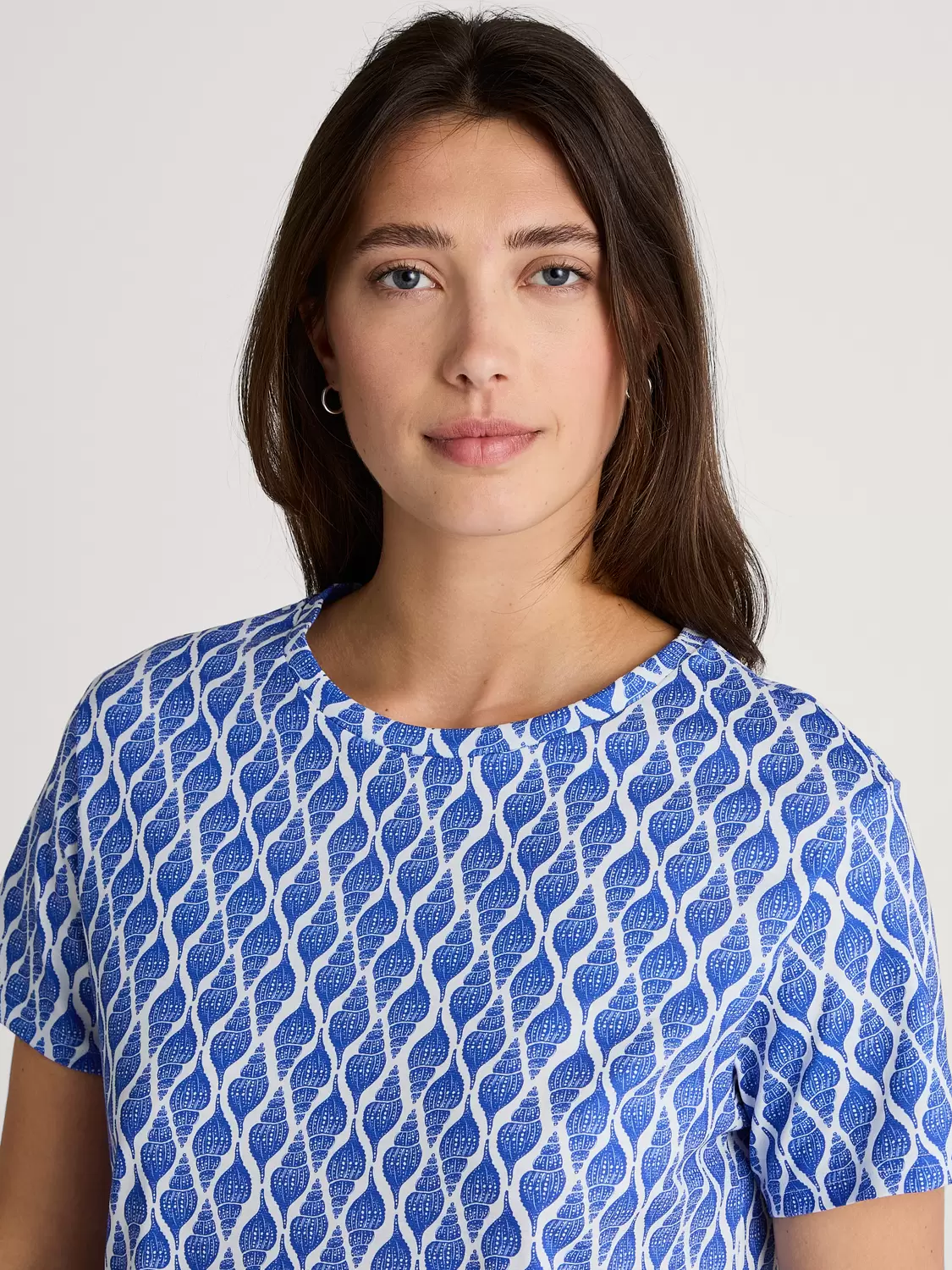 DAMEN Pyjama 3/4, dazzling blue