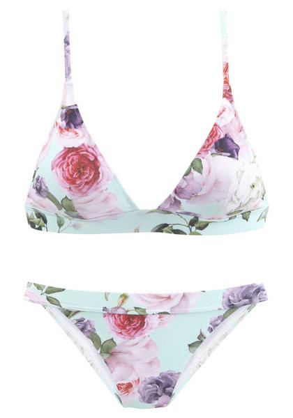 Triangel-Bikini C/D - 23447/mint-print
