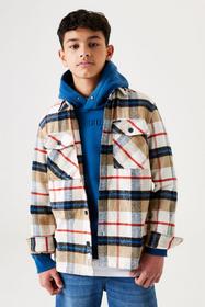 T43630_boys overshirt - 5104/BROWN