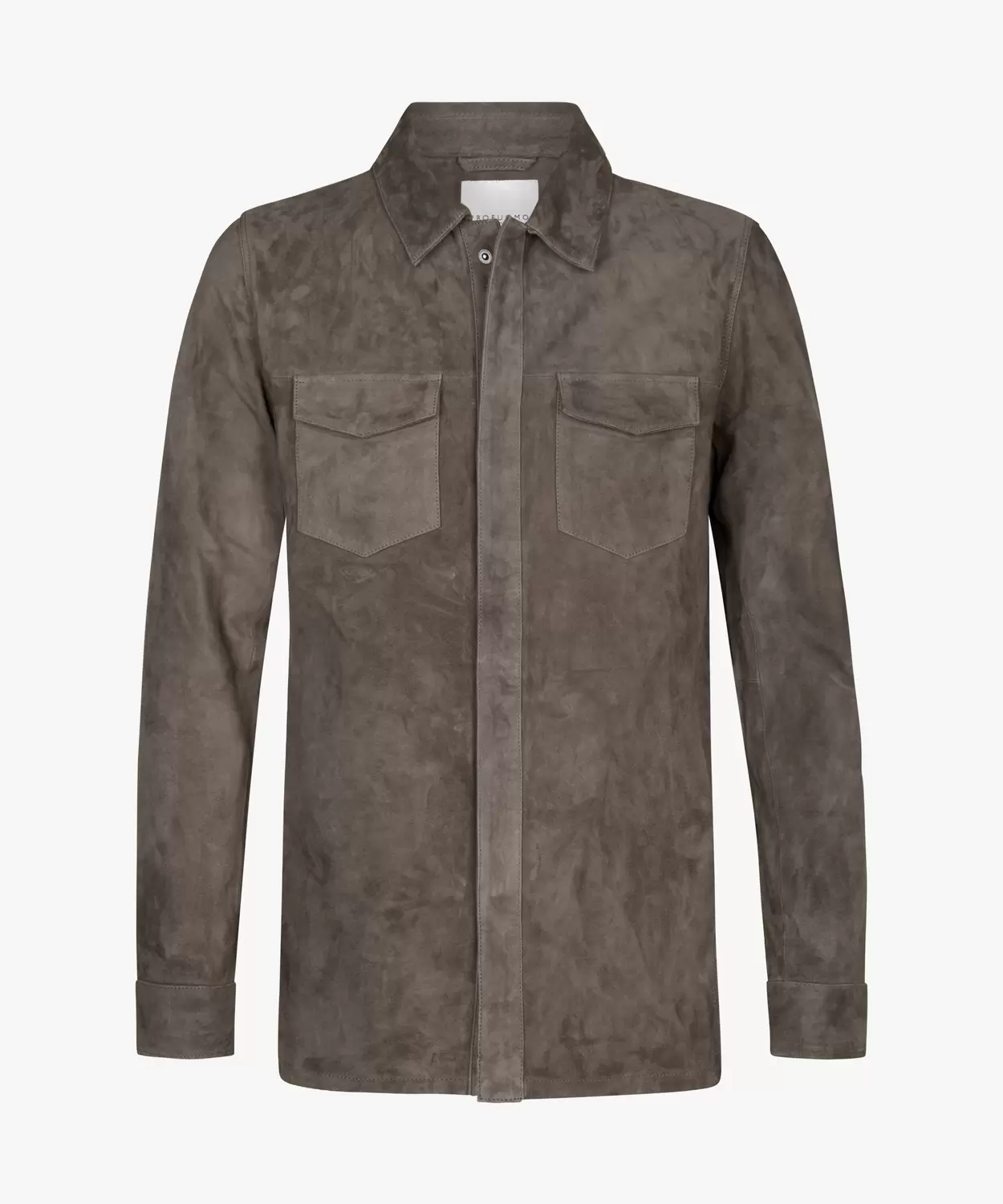 OVERSHIRT SUEDE TAUPE male