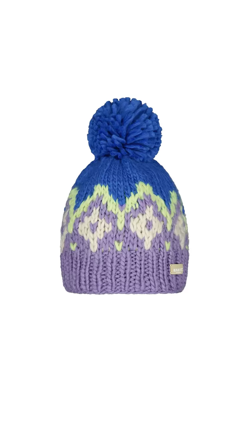 Curley Beanie - 18/violet