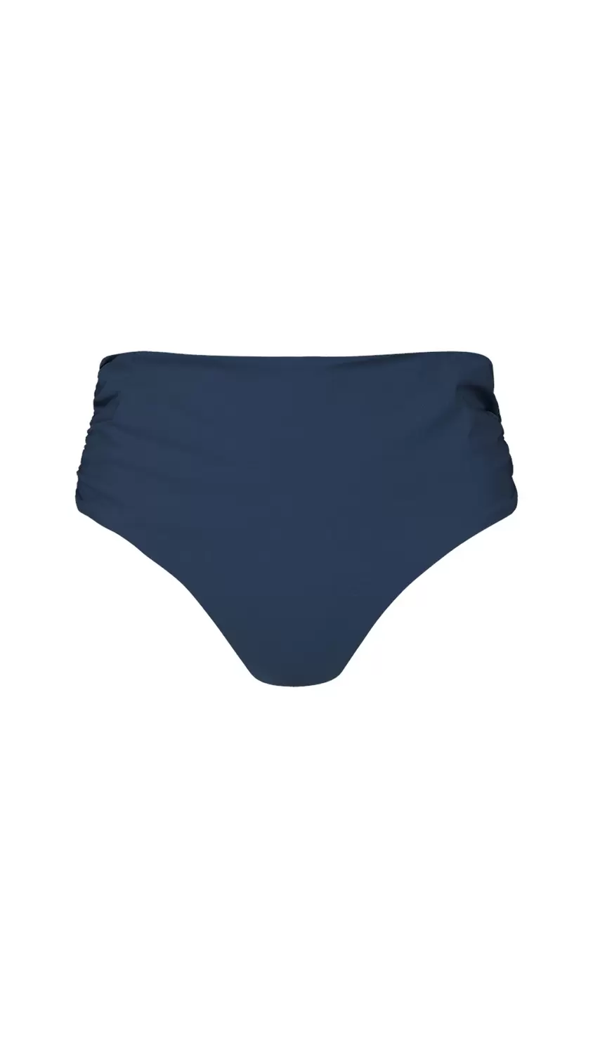 Solid High Waist Briefs - 031/navy