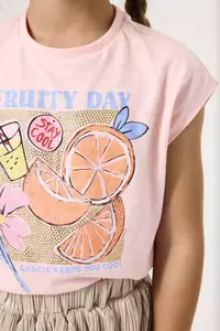 Garcia - Girls-T-Shirts s.sl. - 4682/crystal rose