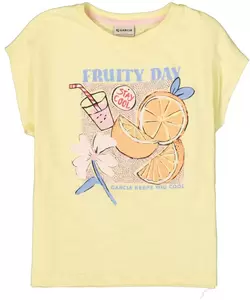 C54602_girls T-shirt ss - 8892/soft lemon