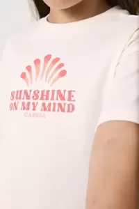 C54601_girls T-shirt ss - 1529/warm white