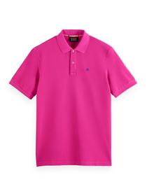 Garment-dyeï¿½Organic piqueï¿½Polo