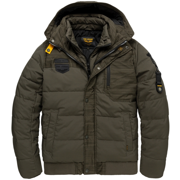 Hooded Jacket 3 D Melange Skytruck