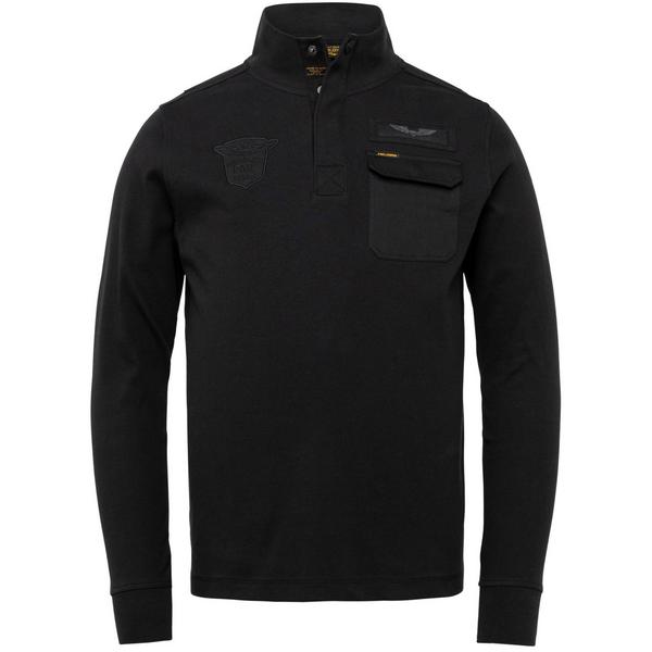 Half Zip Collar Cotton 1 X 1 Rib Jer