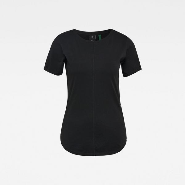 Adjustable back slim fit tee