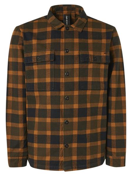 Overshirt Button Closure Brushed Check Responsible Choice