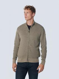 Pullover Full Zipper 2 Coloured Melange