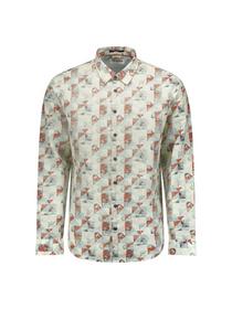 Shirt Allover Printed With Linen