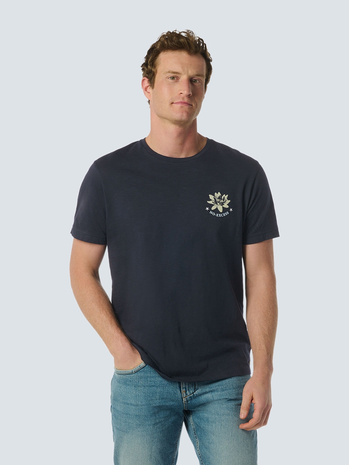 T-Shirt Crewneck Placed Prints Gar ale