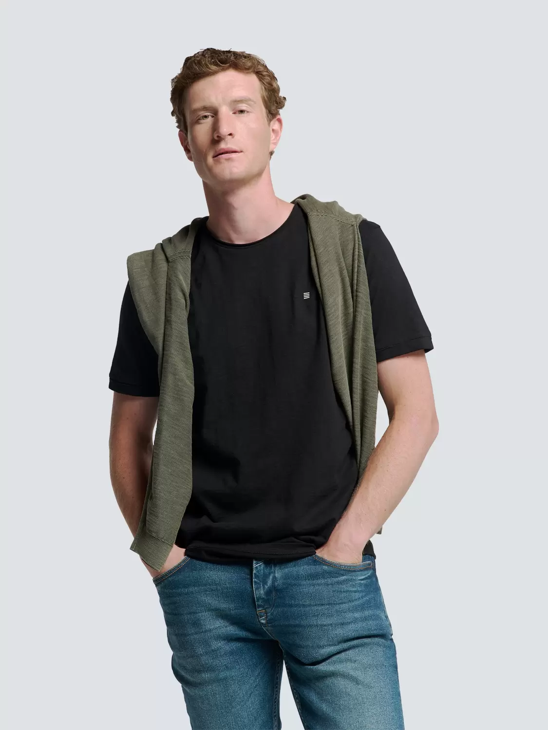 T-Shirt Crewneck Slub male