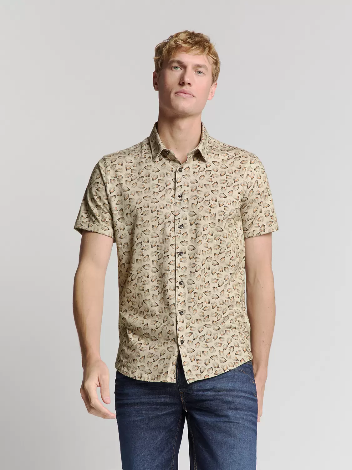 Shirt Short Sleeve Jersey Allover P ale