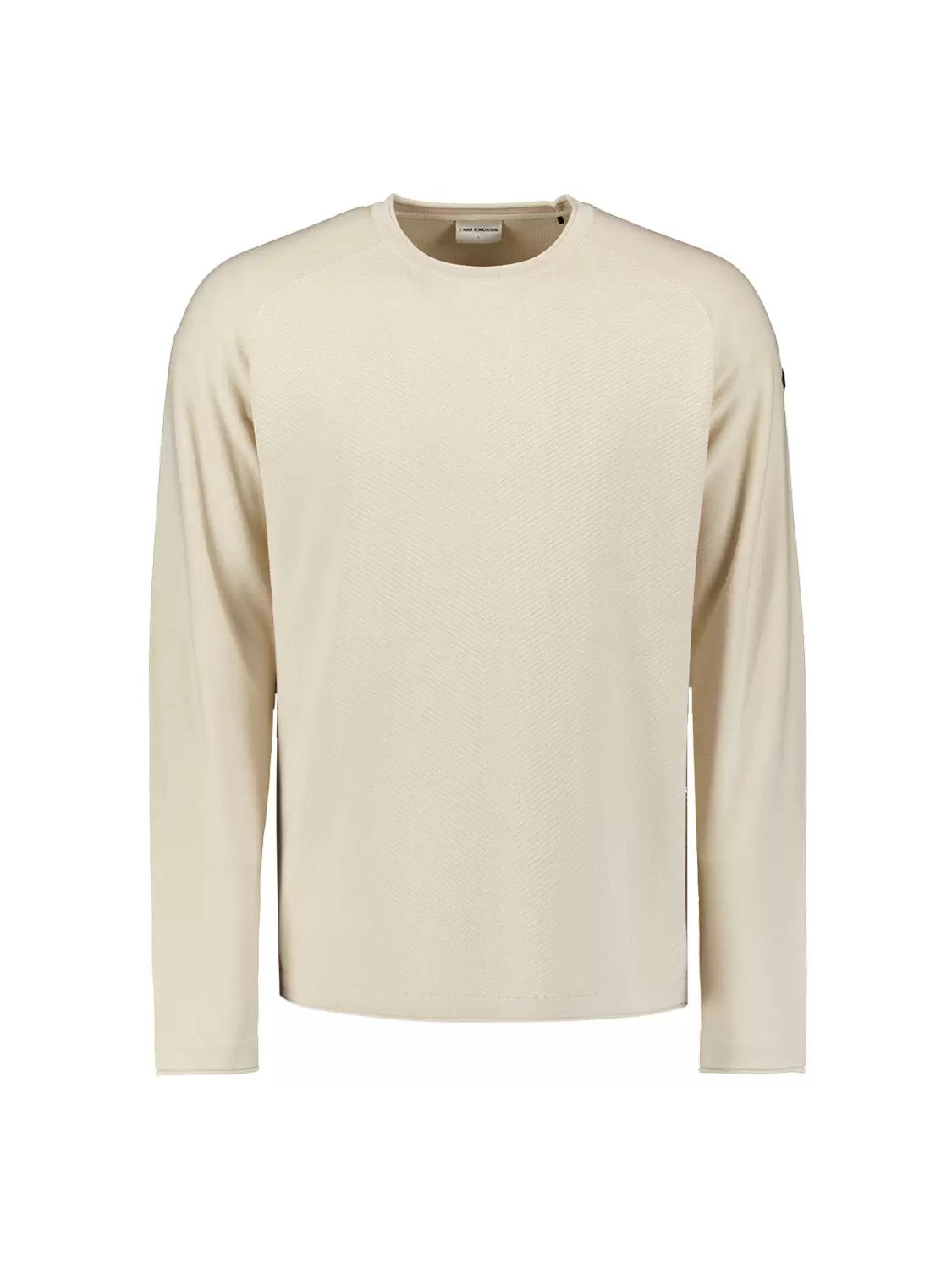 Pullover Crewneck Solid Mix Match Knit