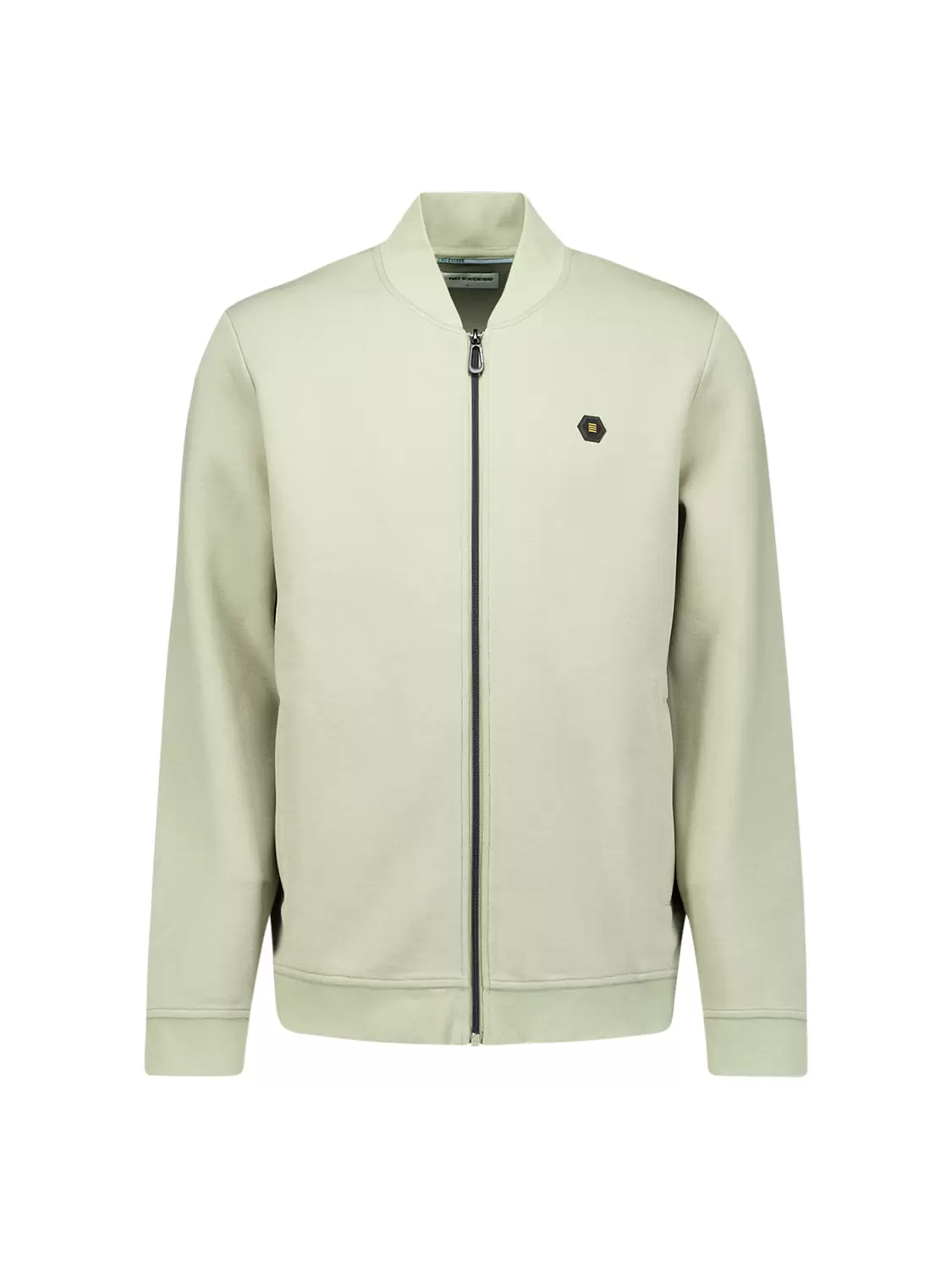 Sweater Full Zipper Pique Bomber