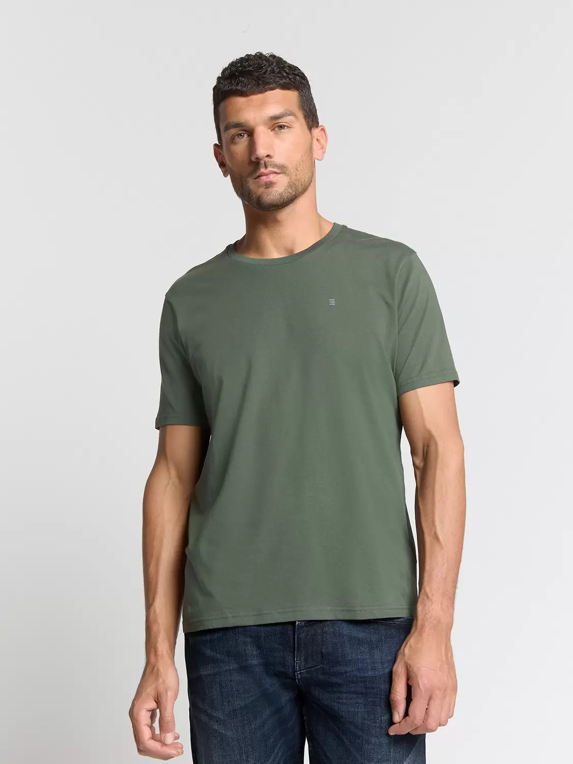 T-Shirt Crewneck Solid Basic