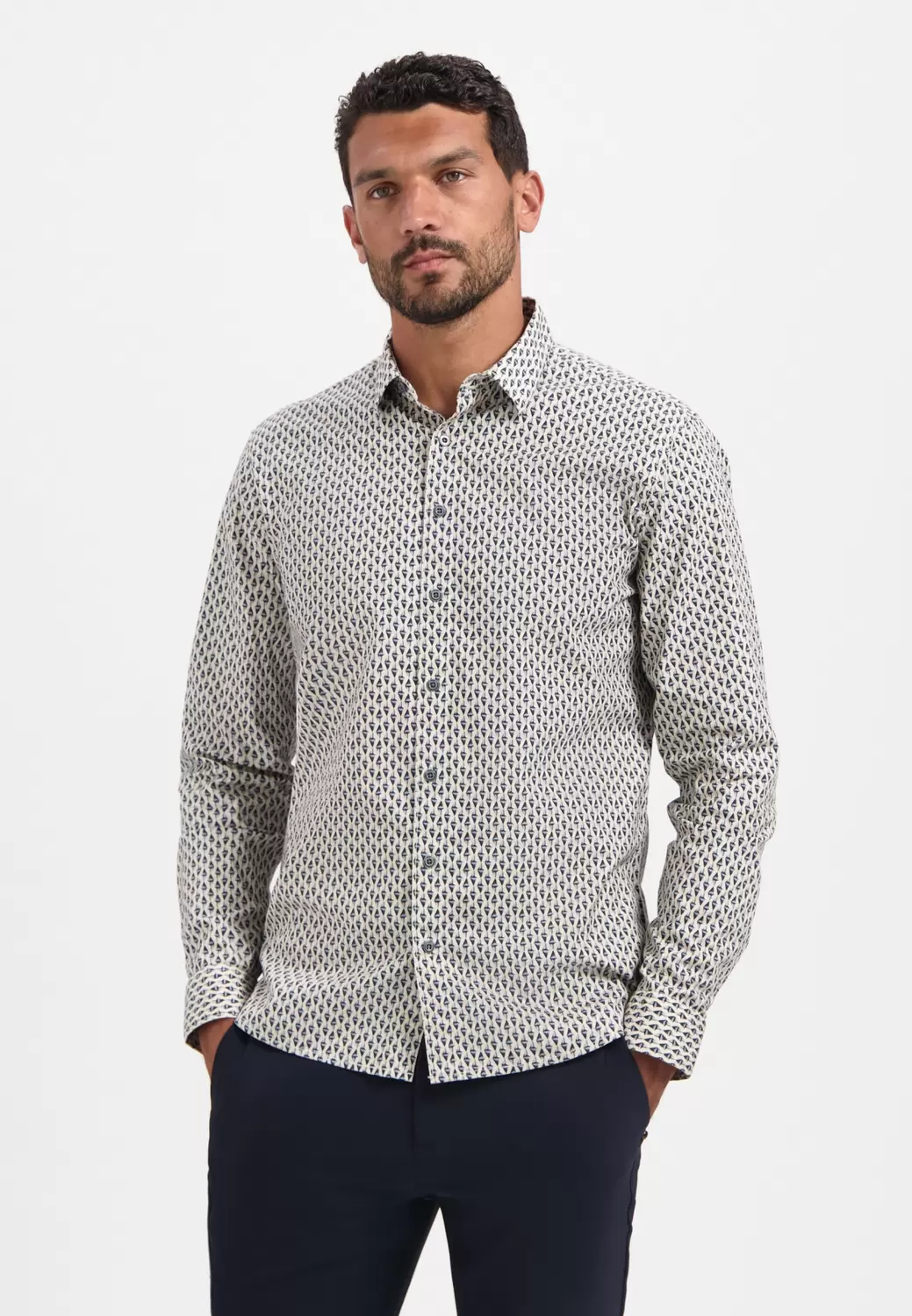 Shirt Stretch Allover Printed