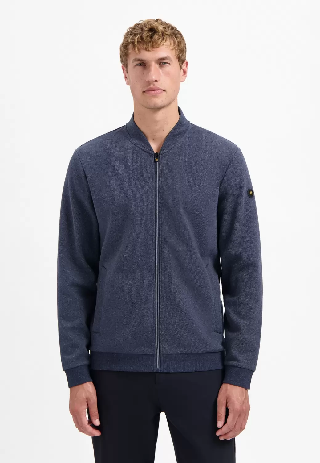 Sweater Fu zip Coege Coar Twi mae