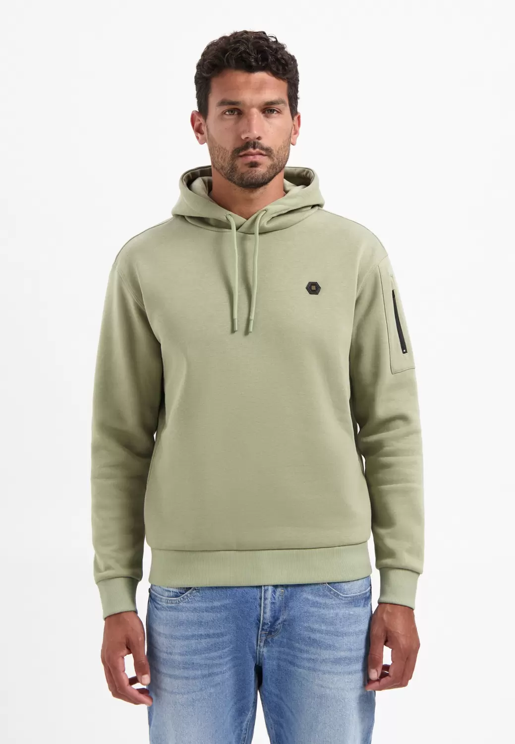 Sweater Hooded Brushed