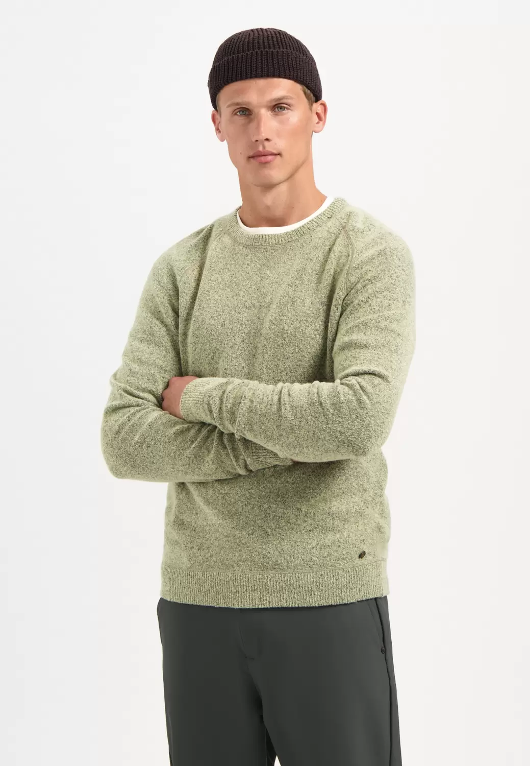 Pullover Crewneck Soft Wool Blend
