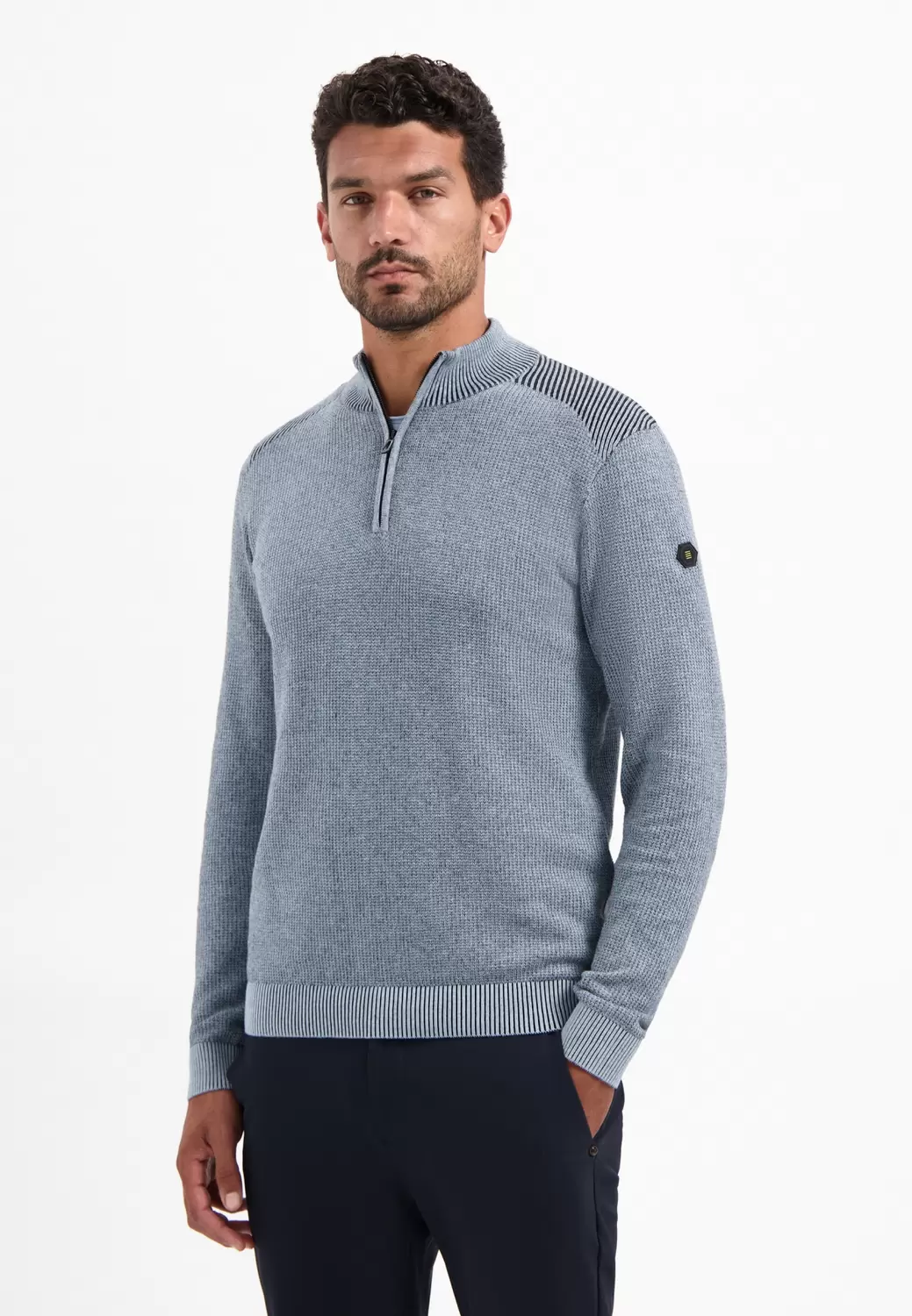Pullover Half Zip Plated Structure